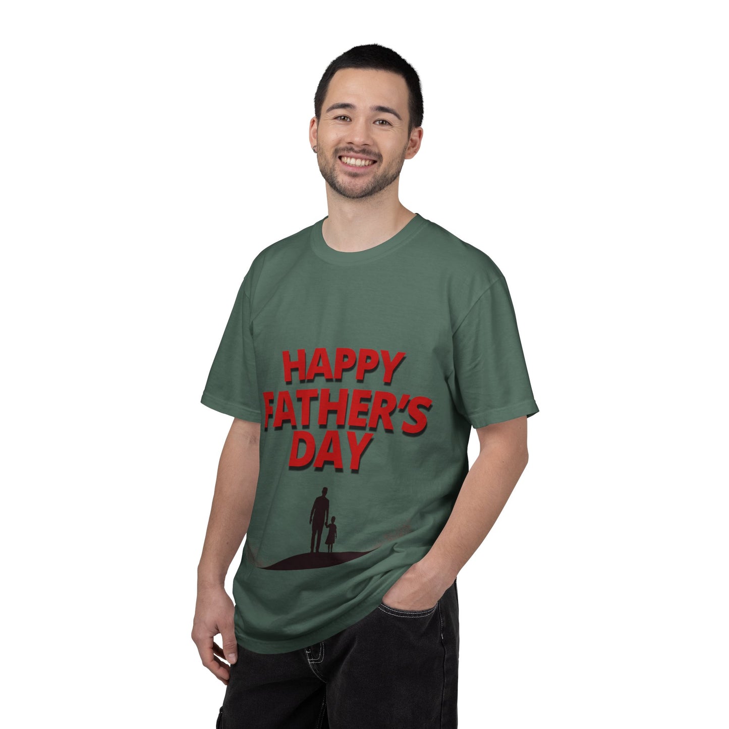 Father's Day T-Shirt — "Happy Father's Day" Graphic Tee