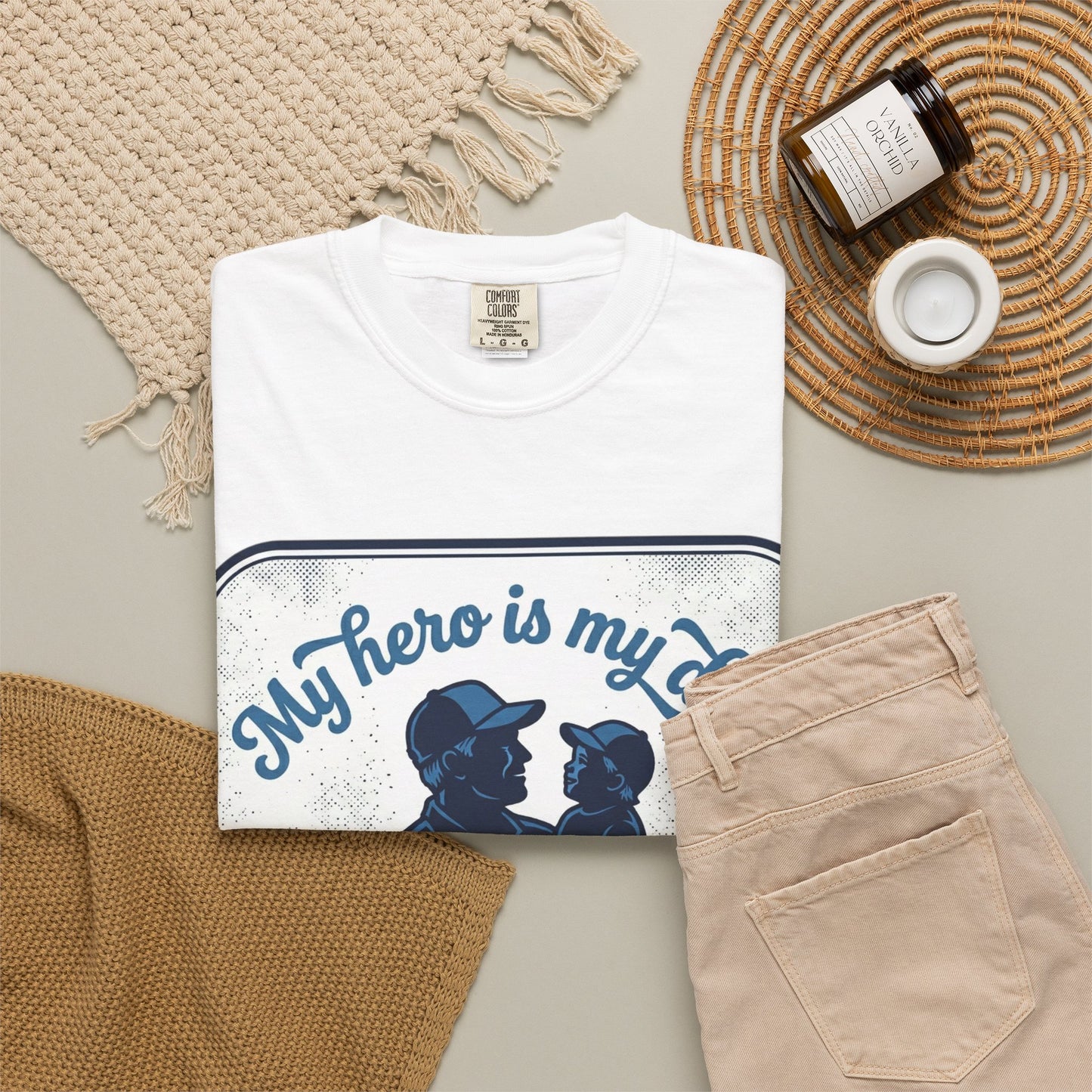 My Hero Is My Dad T-Shirt — Guidance • Strength • Love Father & Child Tee
