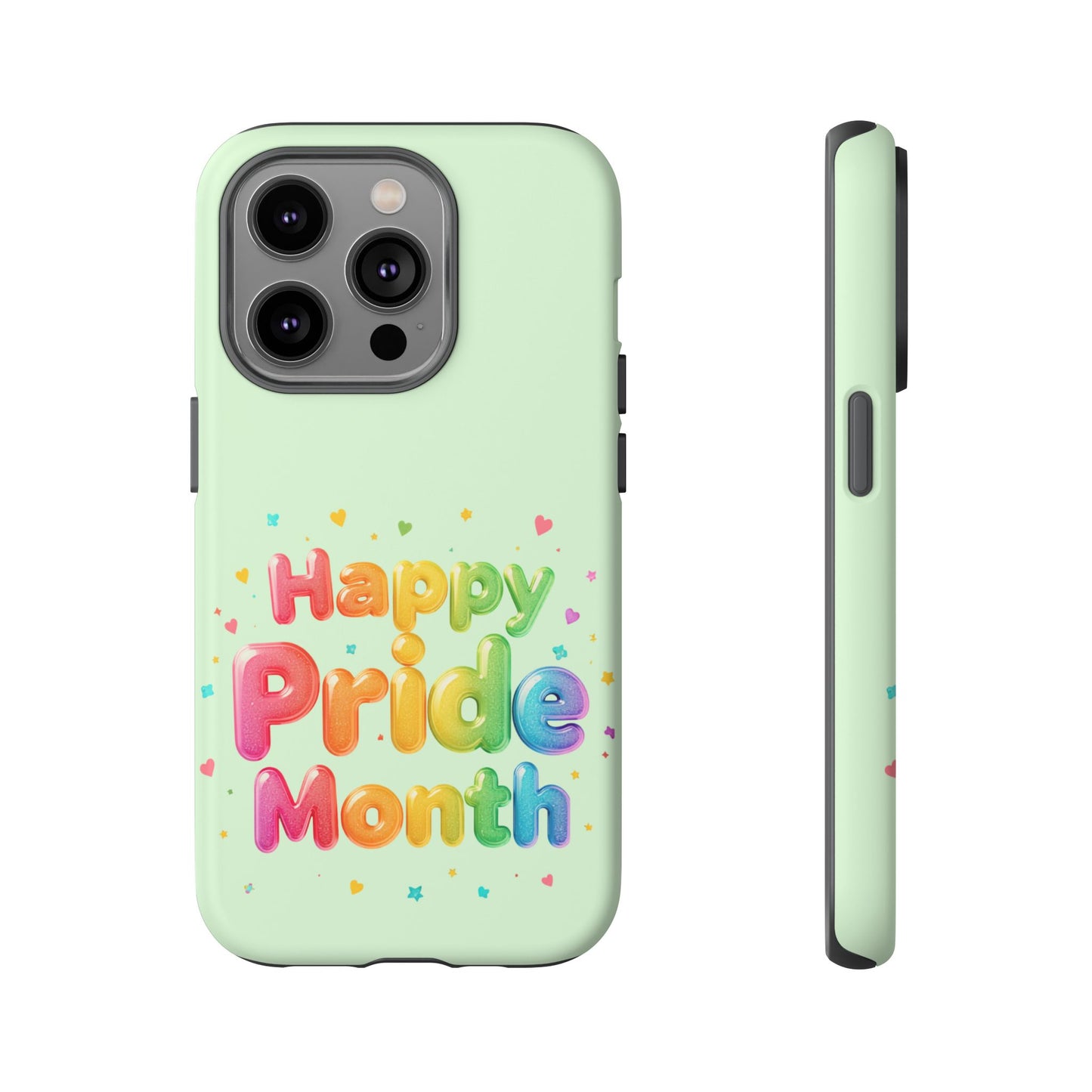 Happy Pride Month Phone Case — Colorful Rainbow Celebration Protective Cover