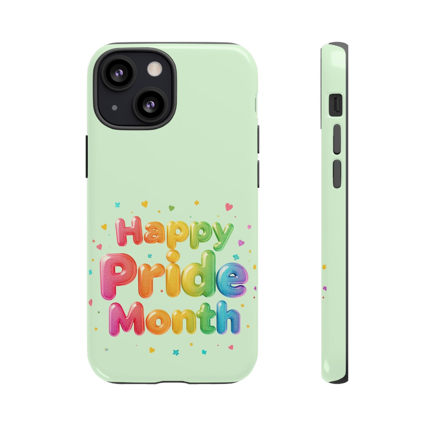 Happy Pride Month Phone Case — Colorful Rainbow Celebration Protective Cover
