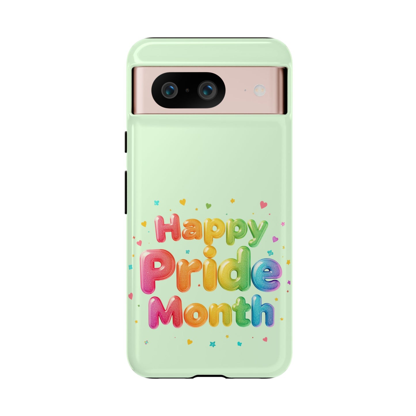 Happy Pride Month Phone Case — Colorful Rainbow Celebration Protective Cover