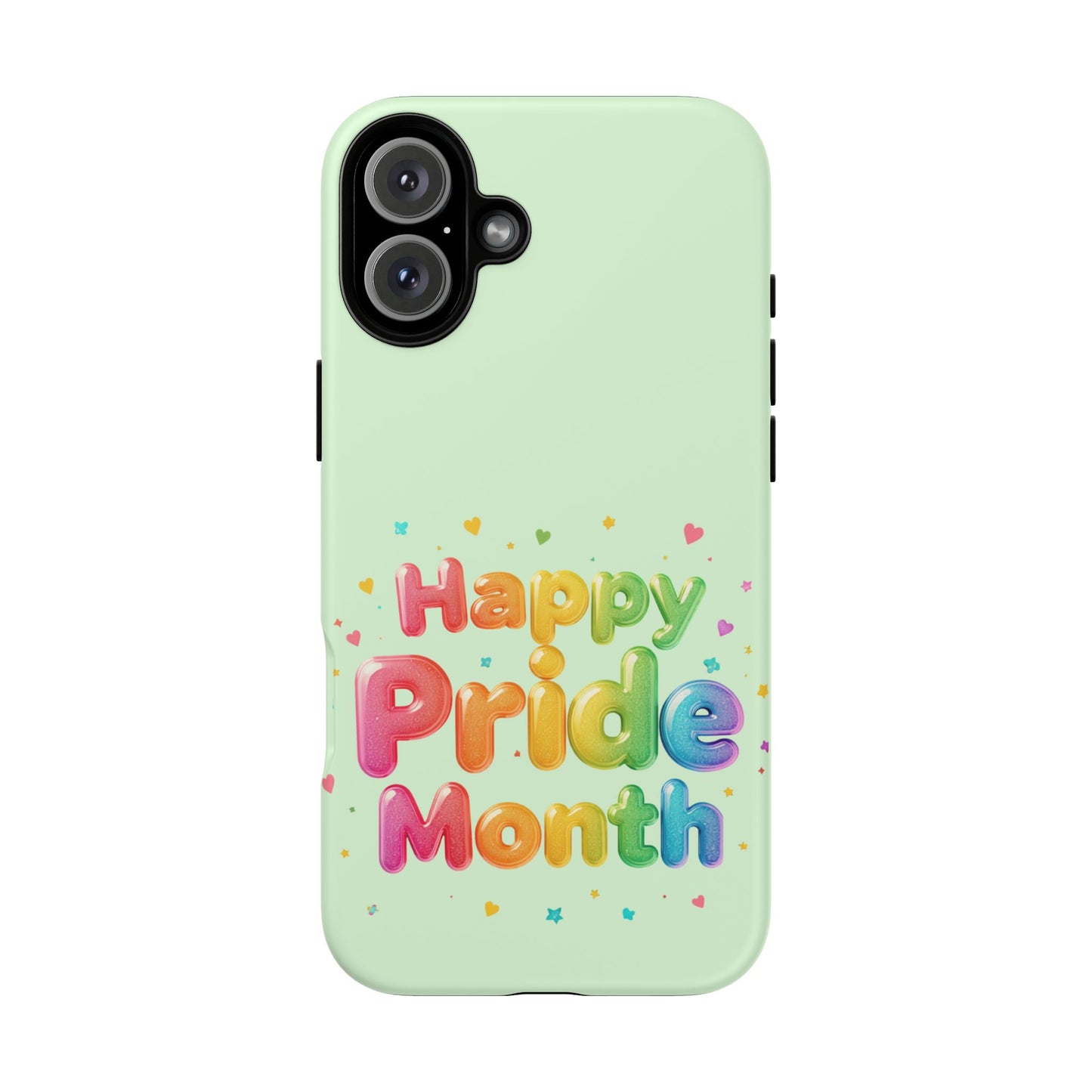 Happy Pride Month Phone Case — Colorful Rainbow Celebration Protective Cover