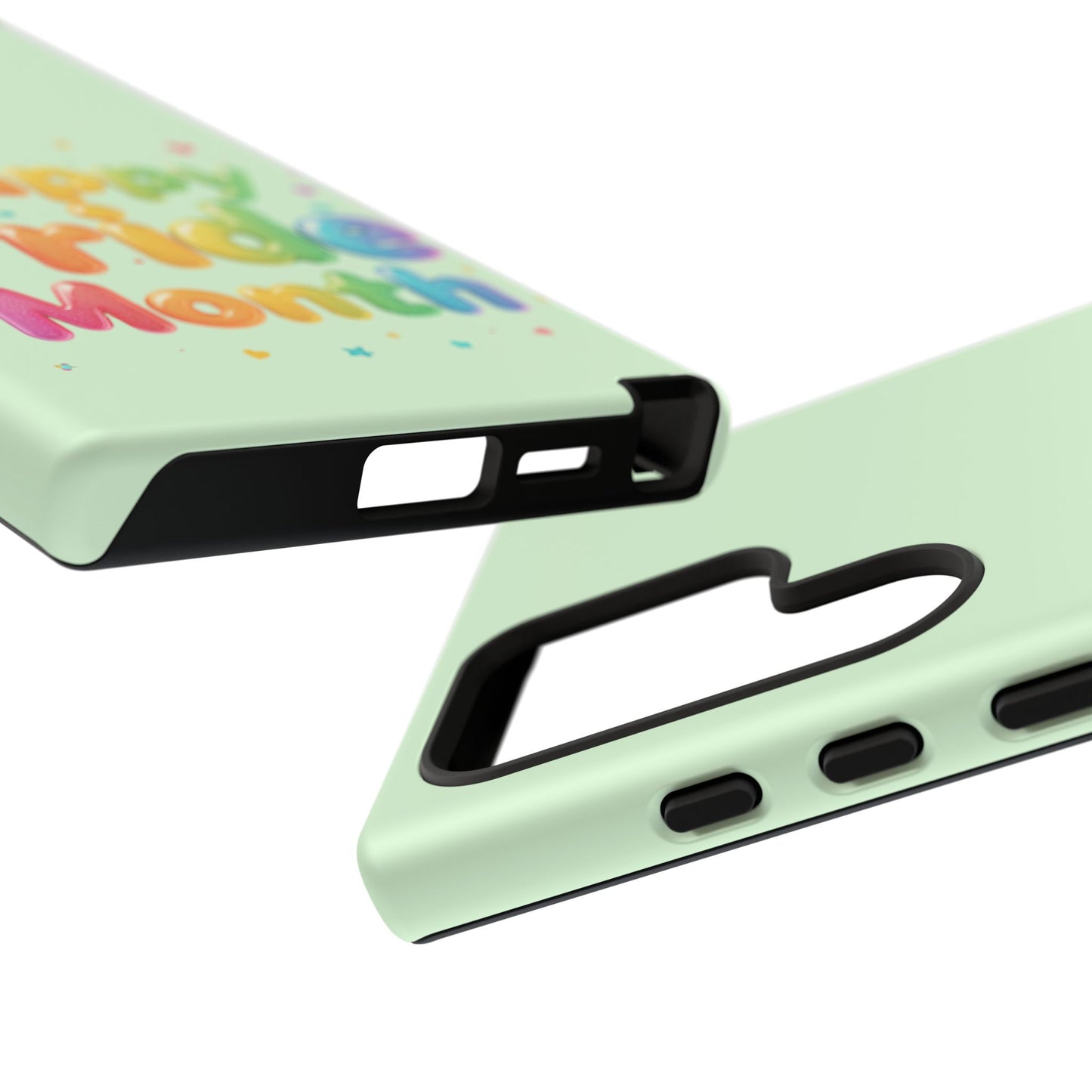 Happy Pride Month Phone Case — Colorful Rainbow Celebration Protective Cover