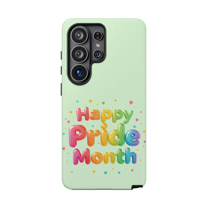 Happy Pride Month Phone Case — Colorful Rainbow Celebration Protective Cover