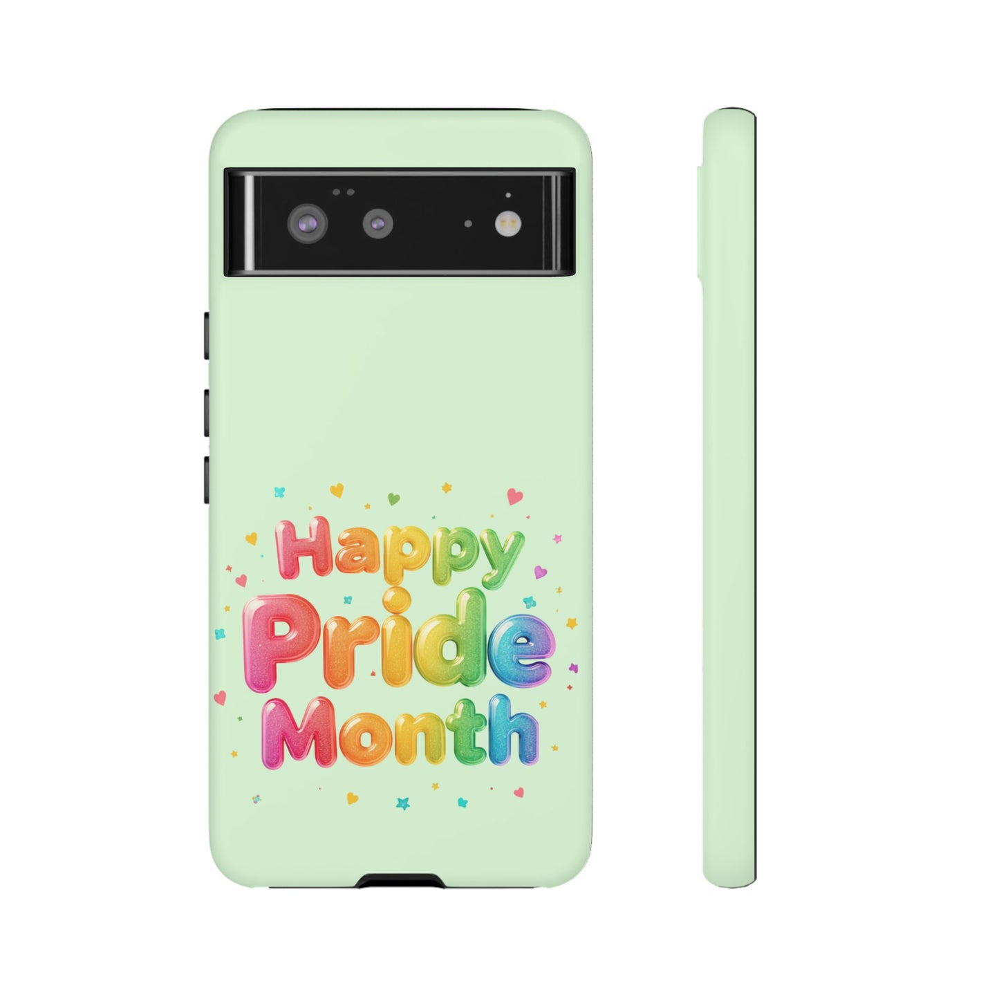 Happy Pride Month Phone Case — Colorful Rainbow Celebration Protective Cover