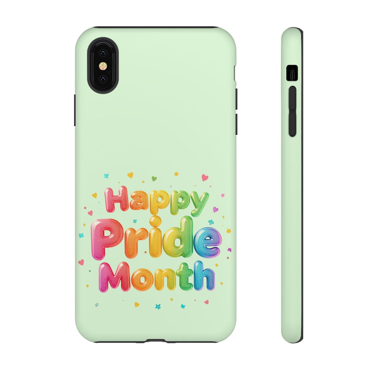 Happy Pride Month Phone Case — Colorful Rainbow Celebration Protective Cover