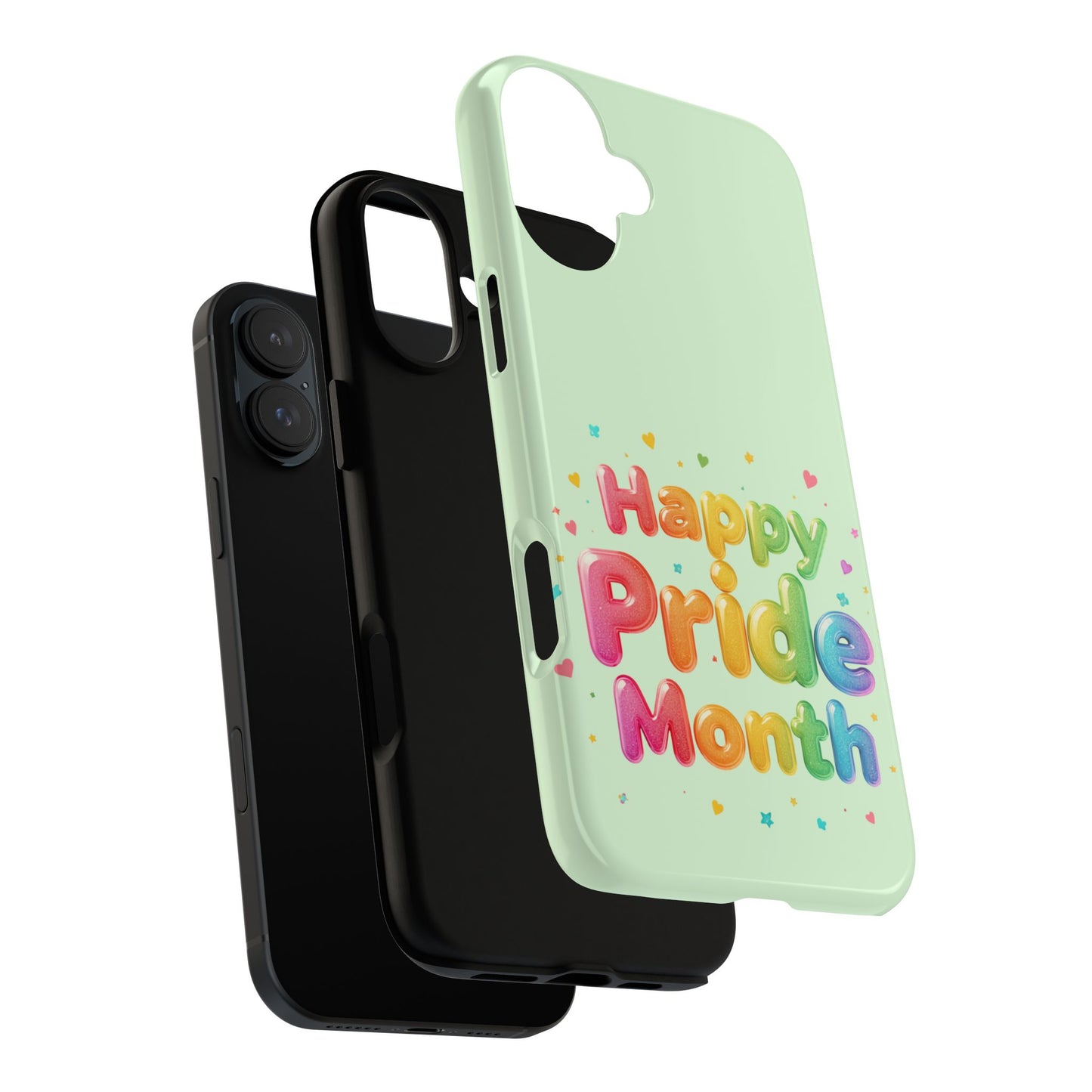 Happy Pride Month Phone Case — Colorful Rainbow Celebration Protective Cover