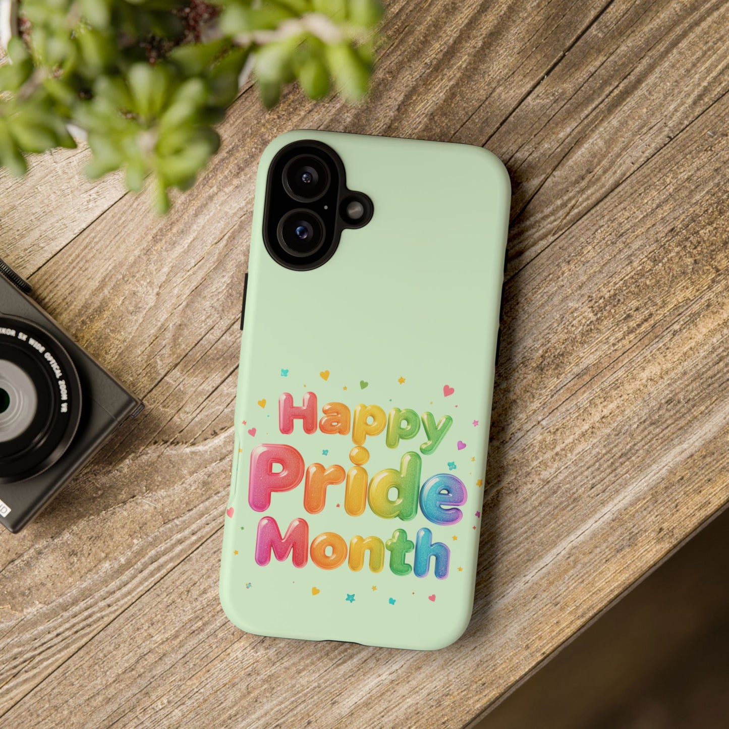 Happy Pride Month Phone Case — Colorful Rainbow Celebration Protective Cover