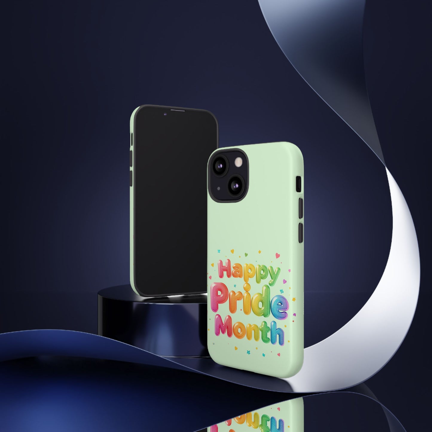 Happy Pride Month Phone Case — Colorful Rainbow Celebration Protective Cover
