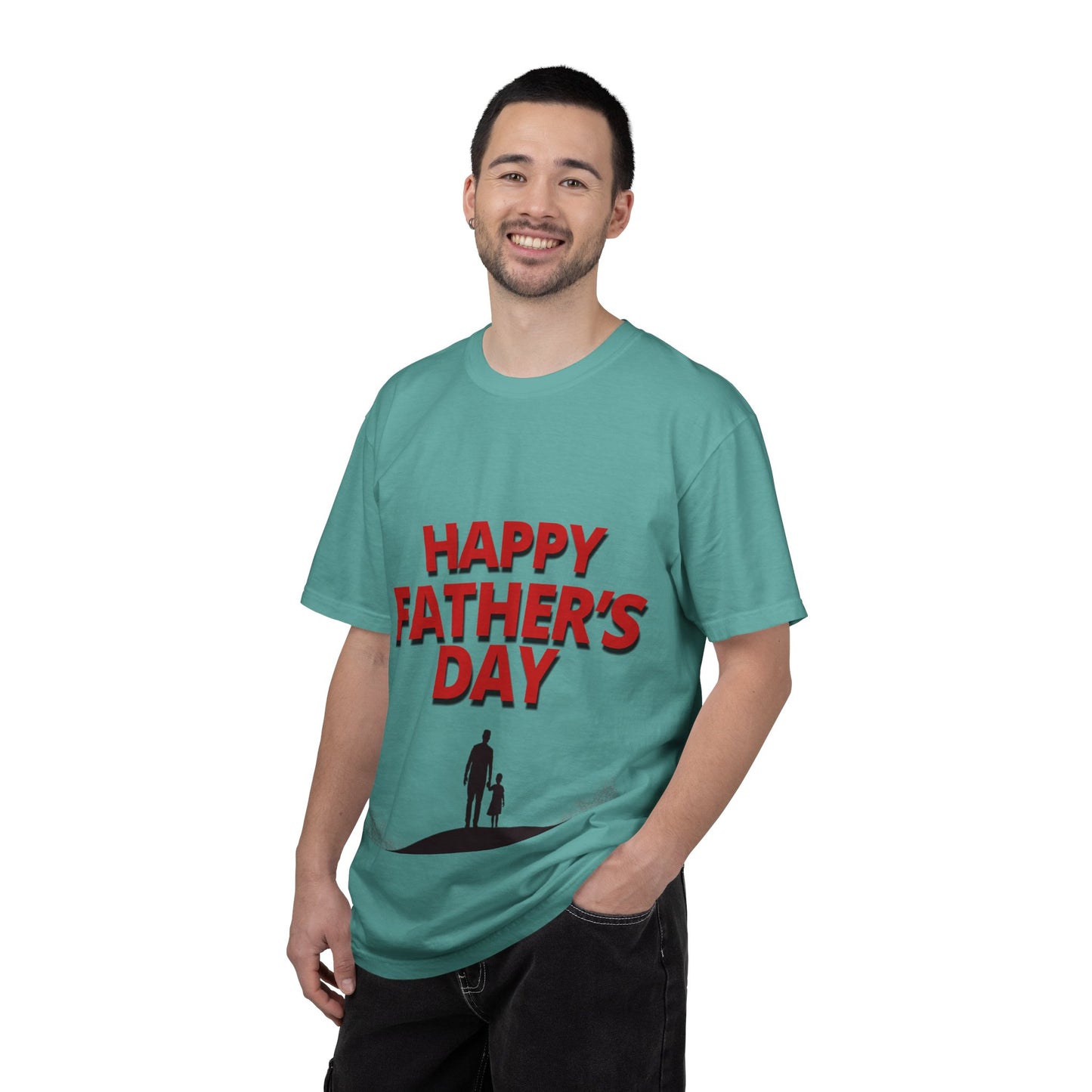 Father's Day T-Shirt — "Happy Father's Day" Graphic Tee