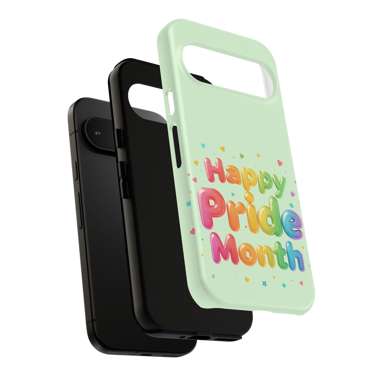 Happy Pride Month Phone Case — Colorful Rainbow Celebration Protective Cover