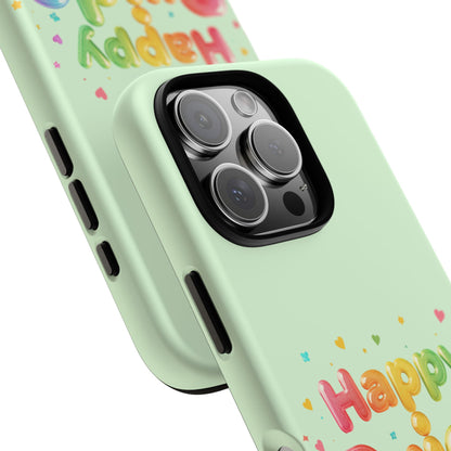 Happy Pride Month Phone Case — Colorful Rainbow Celebration Protective Cover