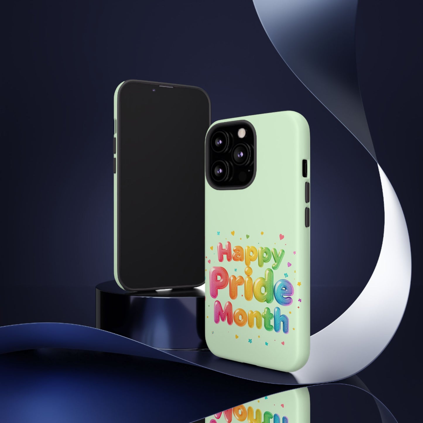 Happy Pride Month Phone Case — Colorful Rainbow Celebration Protective Cover
