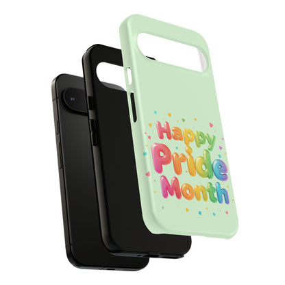 Happy Pride Month Phone Case — Colorful Rainbow Celebration Protective Cover