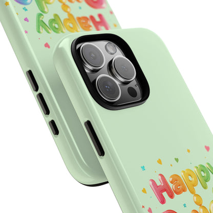 Happy Pride Month Phone Case — Colorful Rainbow Celebration Protective Cover