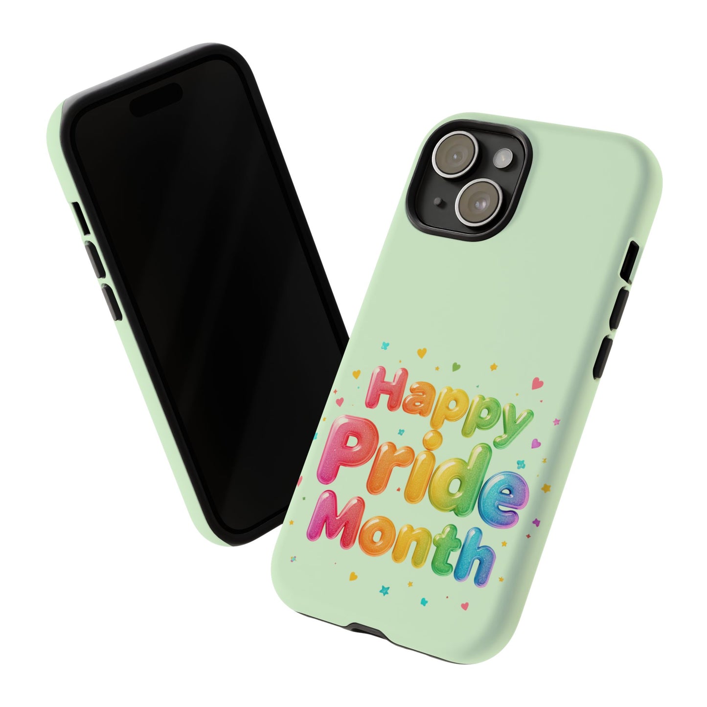 Happy Pride Month Phone Case — Colorful Rainbow Celebration Protective Cover