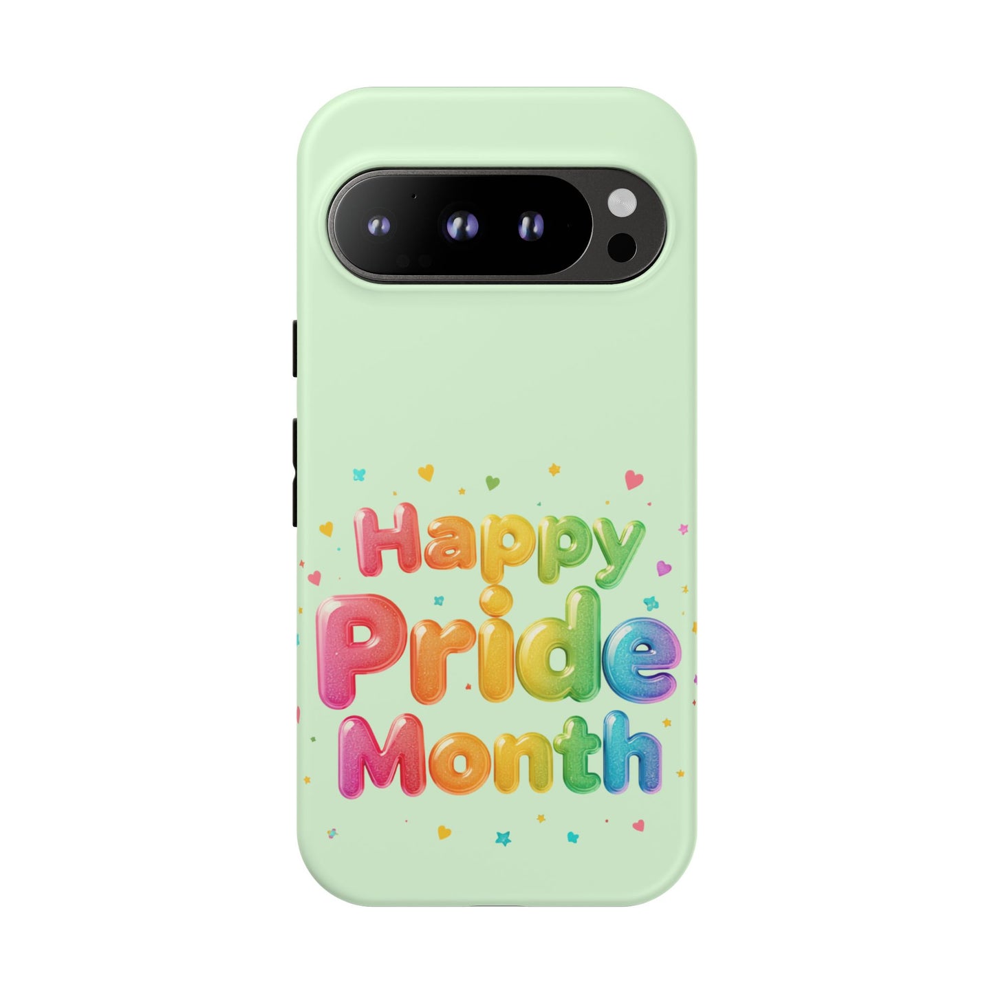Happy Pride Month Phone Case — Colorful Rainbow Celebration Protective Cover