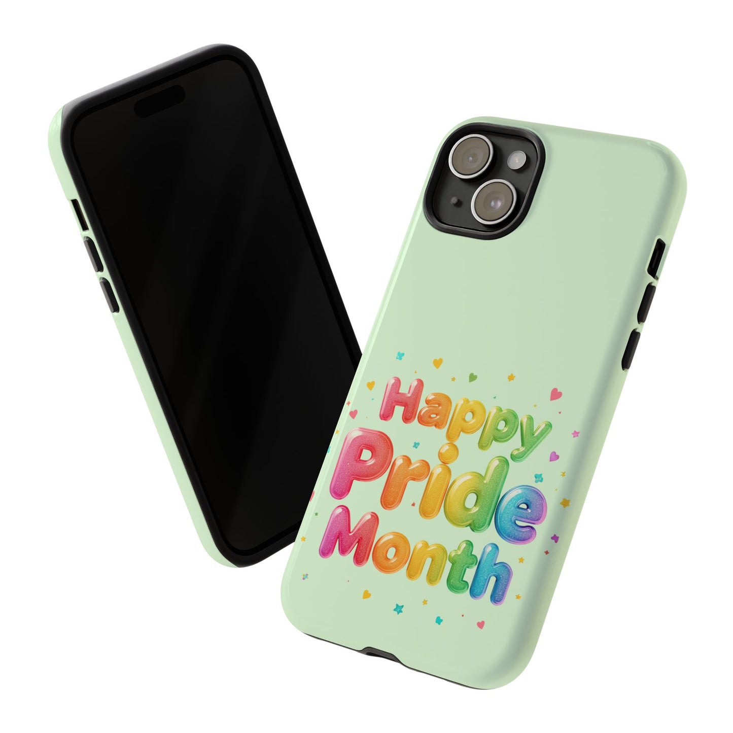Happy Pride Month Phone Case — Colorful Rainbow Celebration Protective Cover