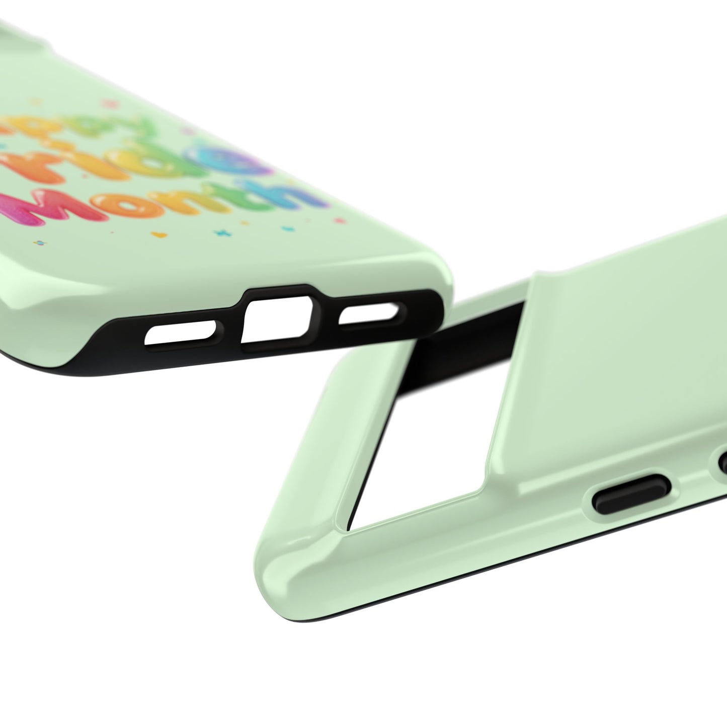 Happy Pride Month Phone Case — Colorful Rainbow Celebration Protective Cover