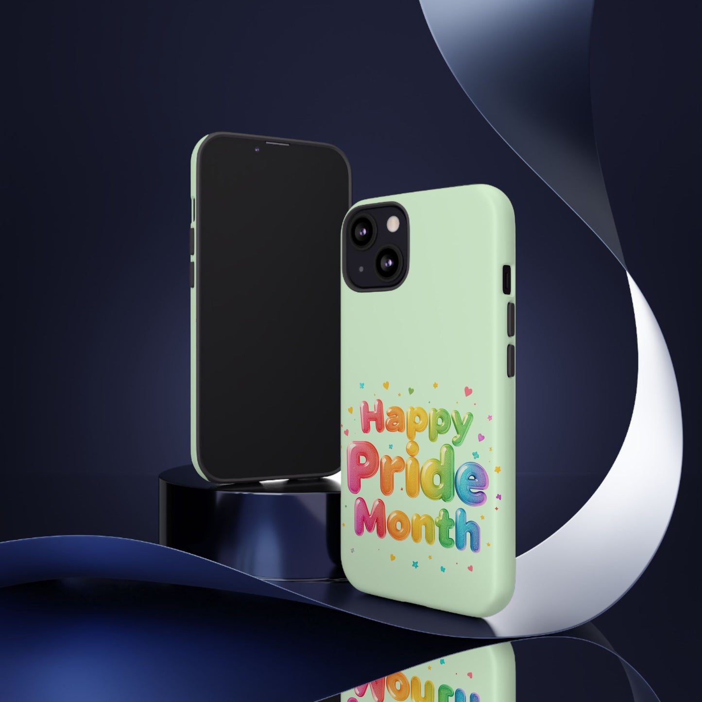 Happy Pride Month Phone Case — Colorful Rainbow Celebration Protective Cover