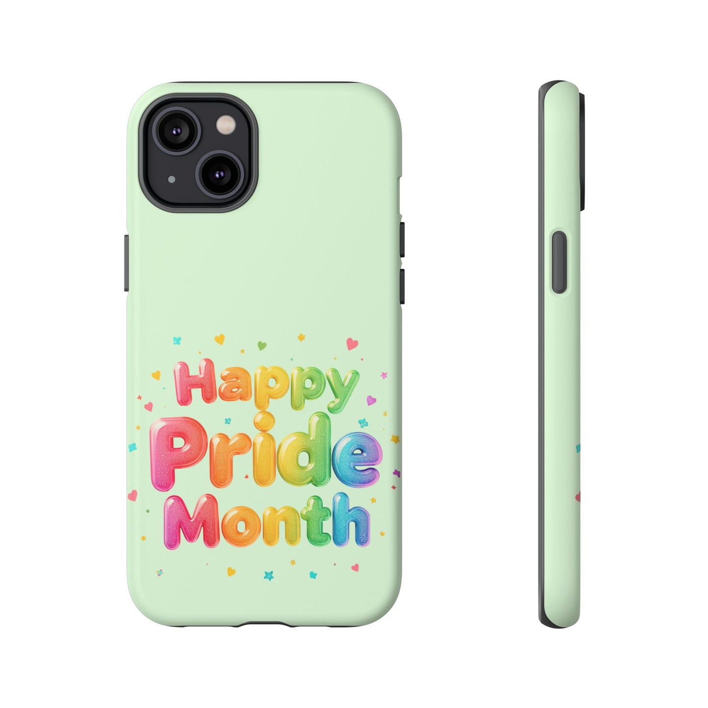 Happy Pride Month Phone Case — Colorful Rainbow Celebration Protective Cover