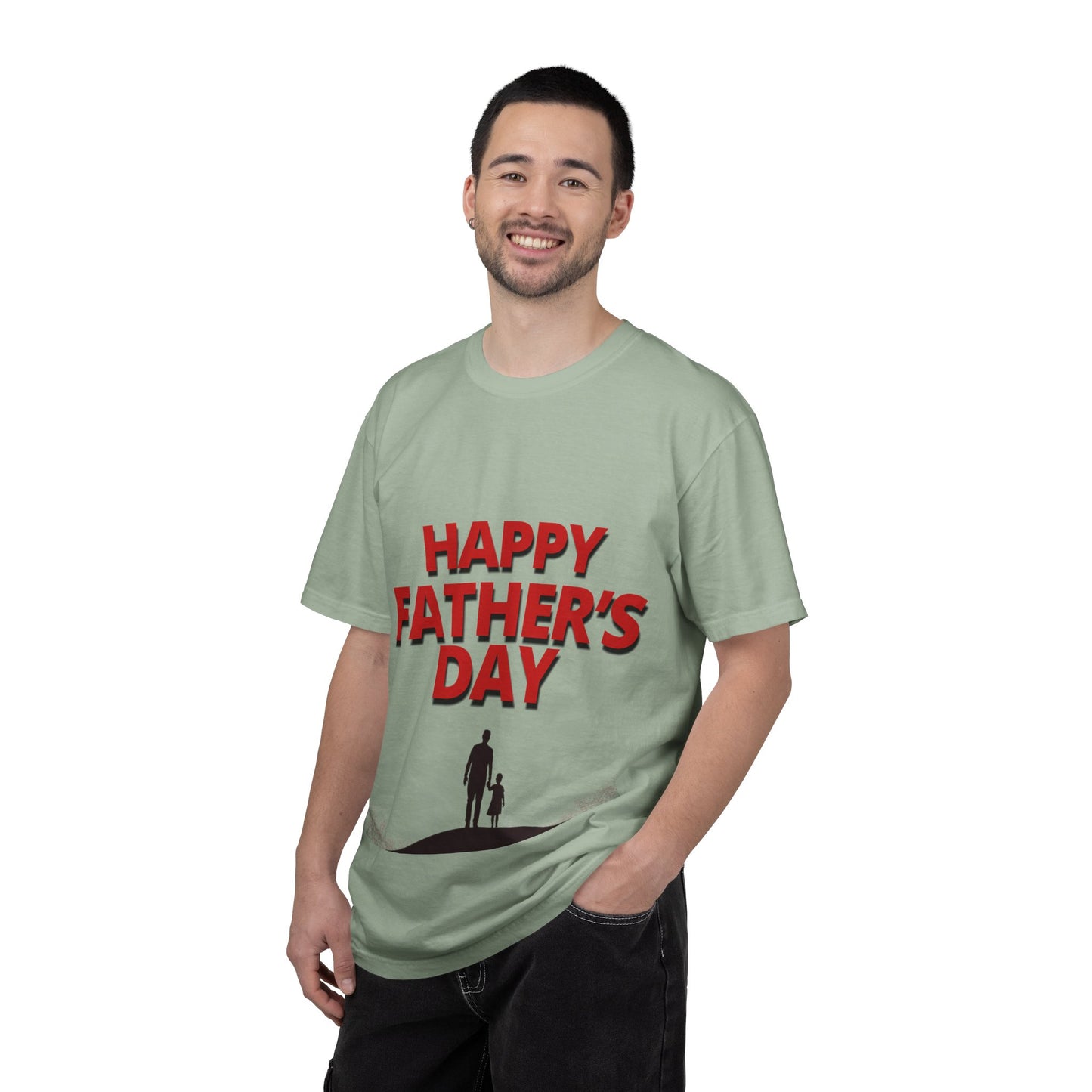 Father's Day T-Shirt — "Happy Father's Day" Graphic Tee
