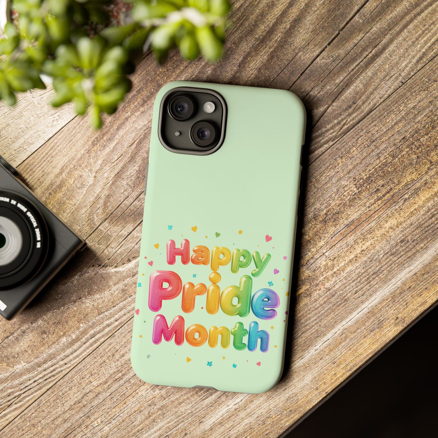 Happy Pride Month Phone Case — Colorful Rainbow Celebration Protective Cover