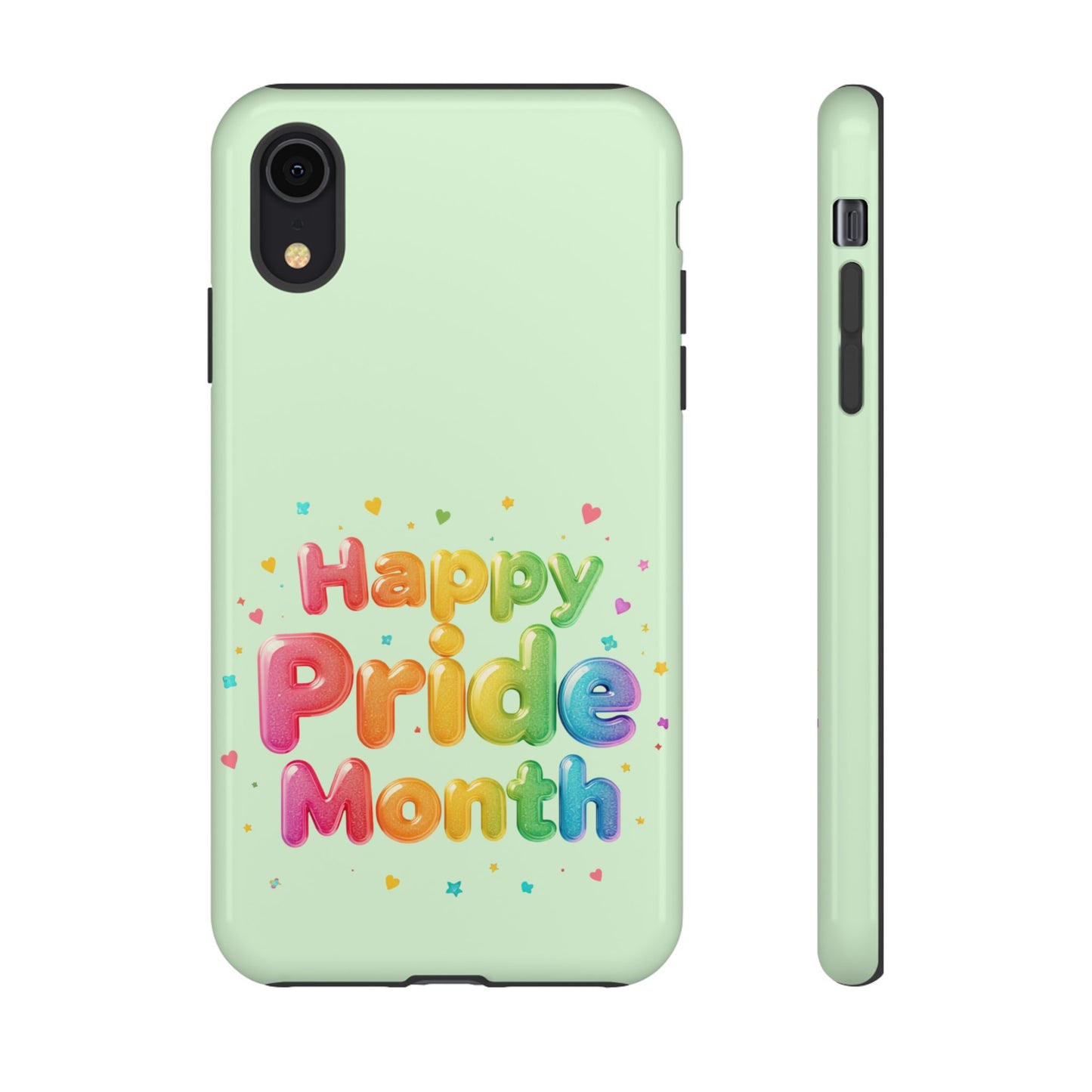 Happy Pride Month Phone Case — Colorful Rainbow Celebration Protective Cover