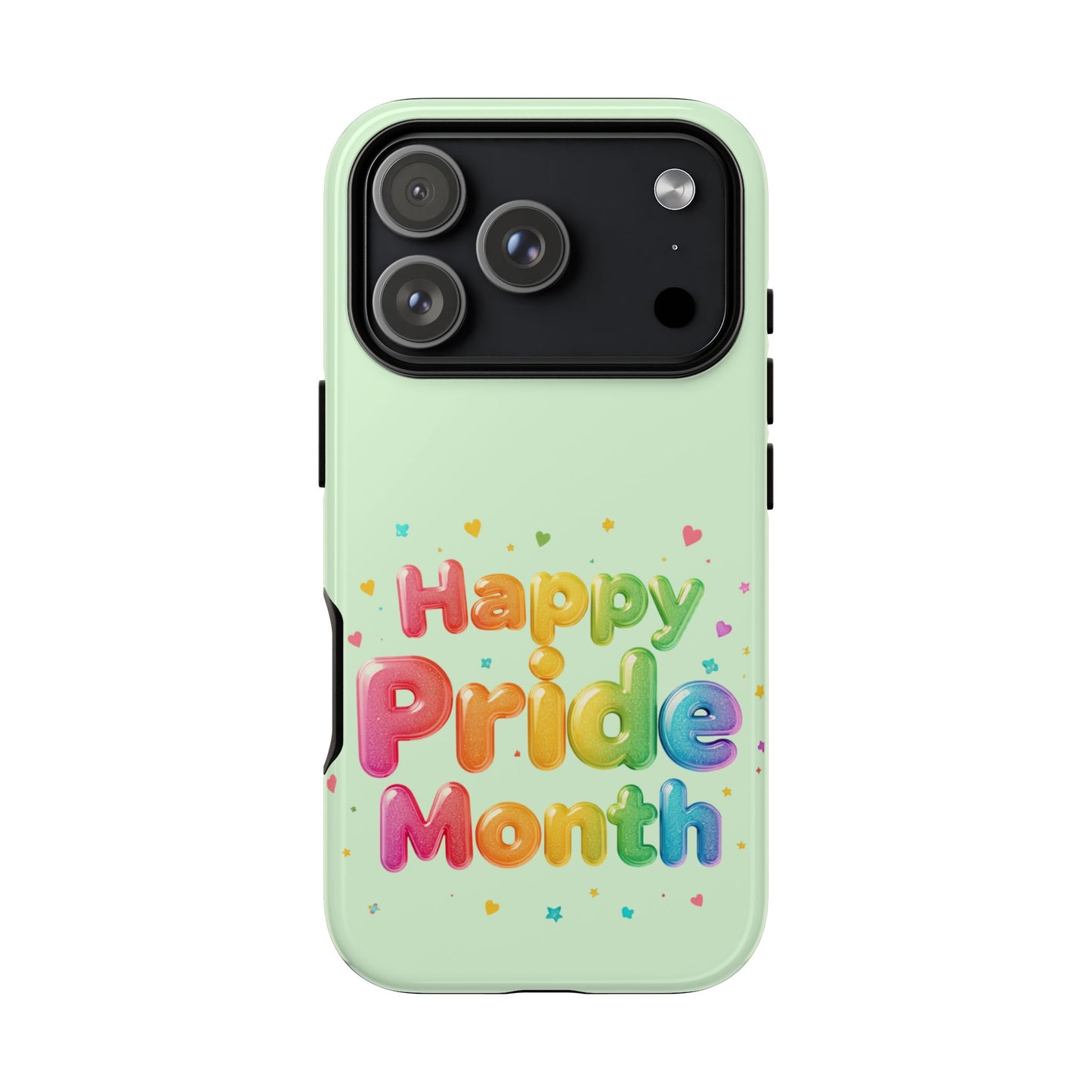 Happy Pride Month Phone Case — Colorful Rainbow Celebration Protective Cover