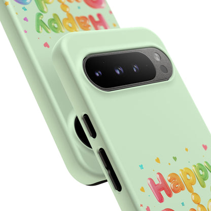 Happy Pride Month Phone Case — Colorful Rainbow Celebration Protective Cover
