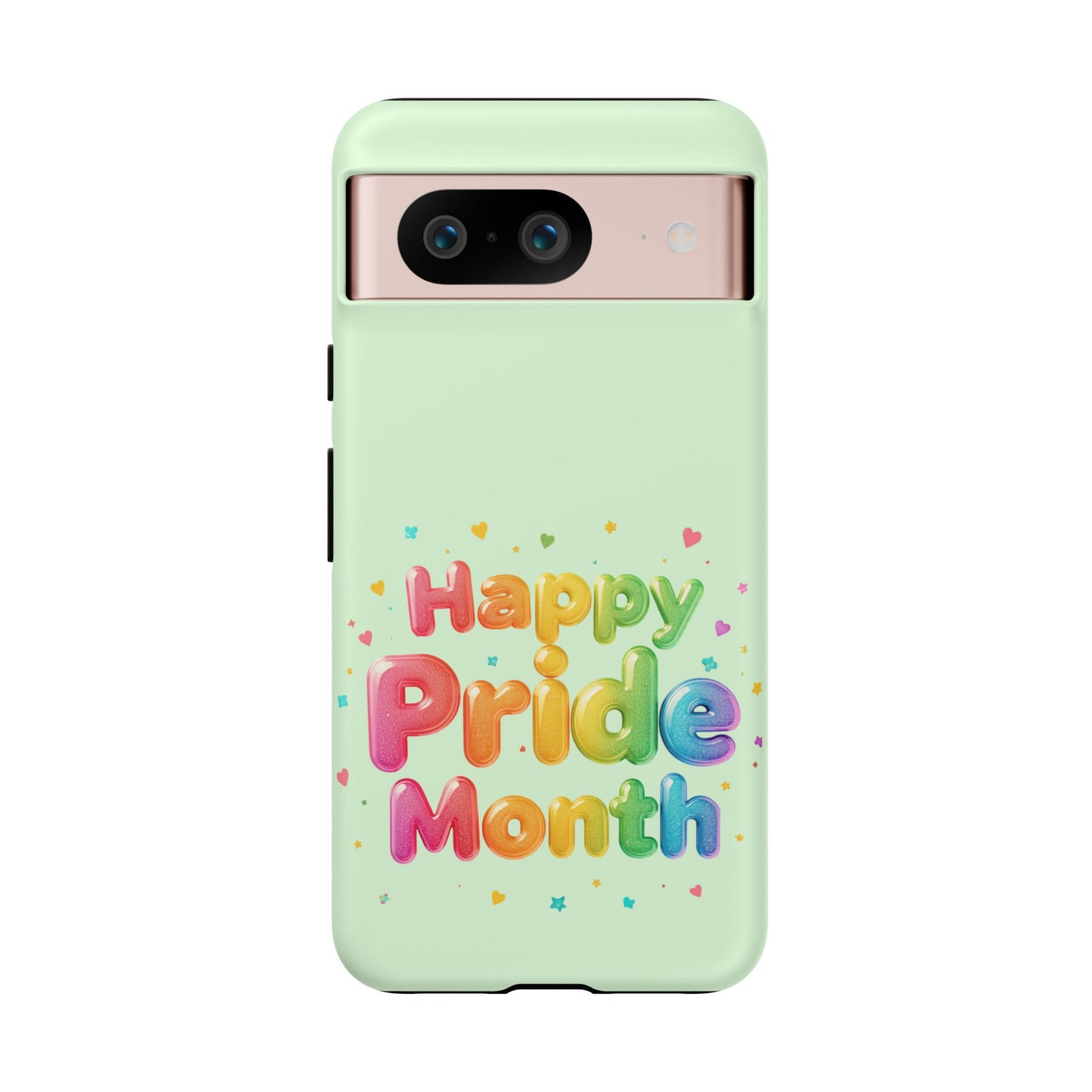 Happy Pride Month Phone Case — Colorful Rainbow Celebration Protective Cover