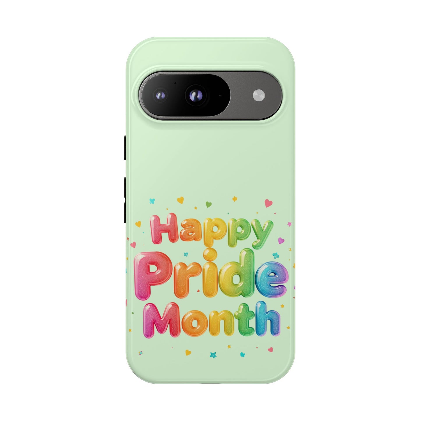 Happy Pride Month Phone Case — Colorful Rainbow Celebration Protective Cover