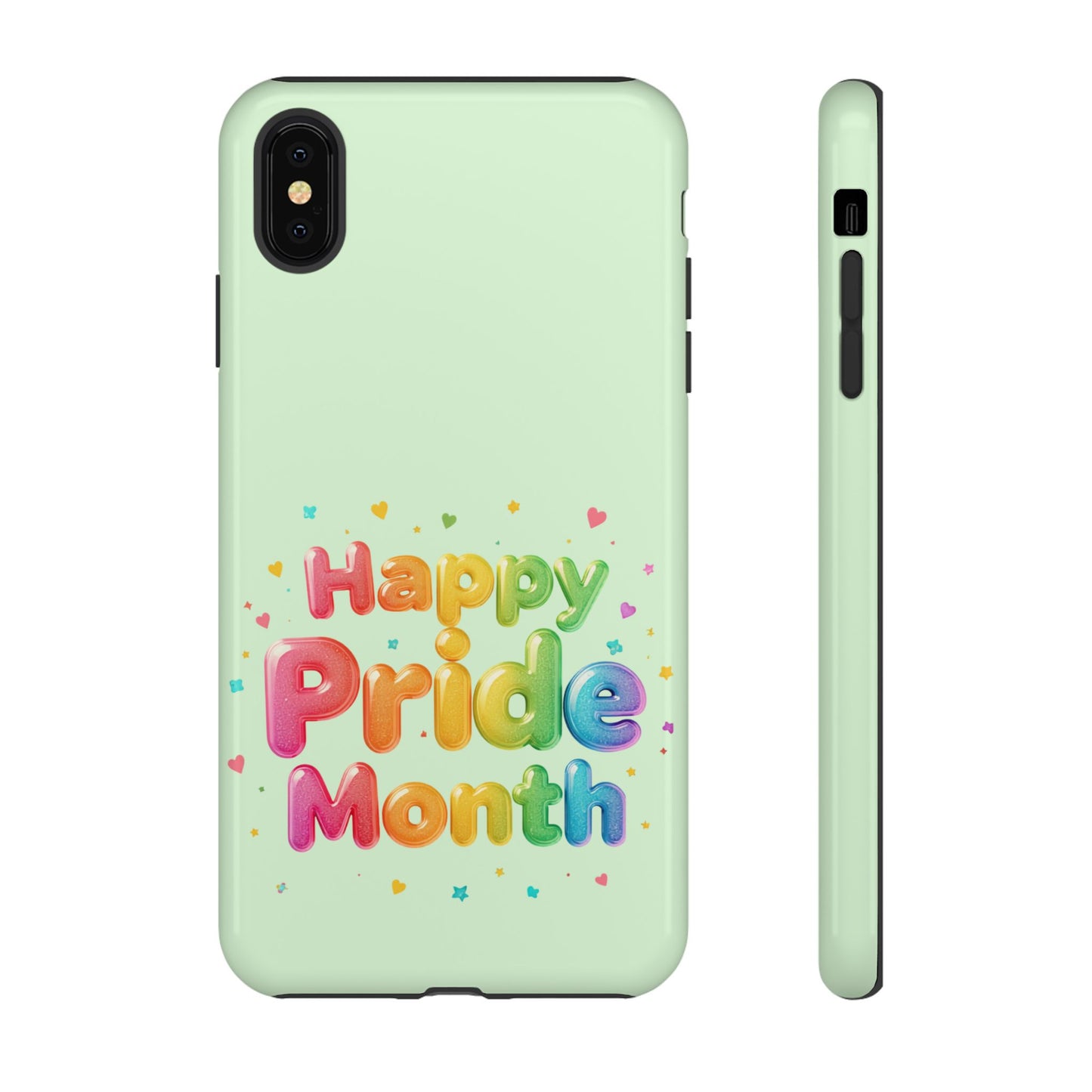 Happy Pride Month Phone Case — Colorful Rainbow Celebration Protective Cover