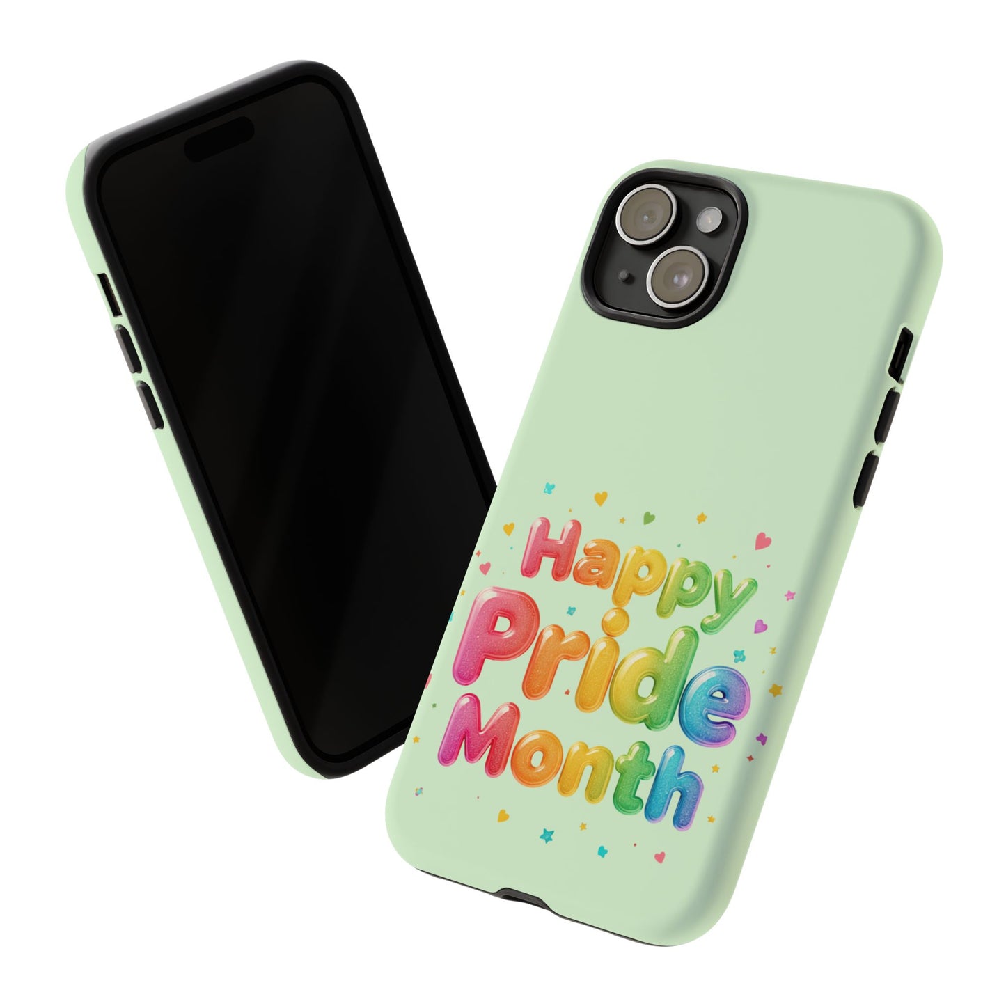 Happy Pride Month Phone Case — Colorful Rainbow Celebration Protective Cover