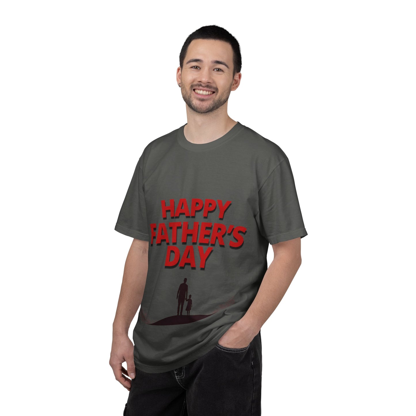 Father's Day T-Shirt — "Happy Father's Day" Graphic Tee
