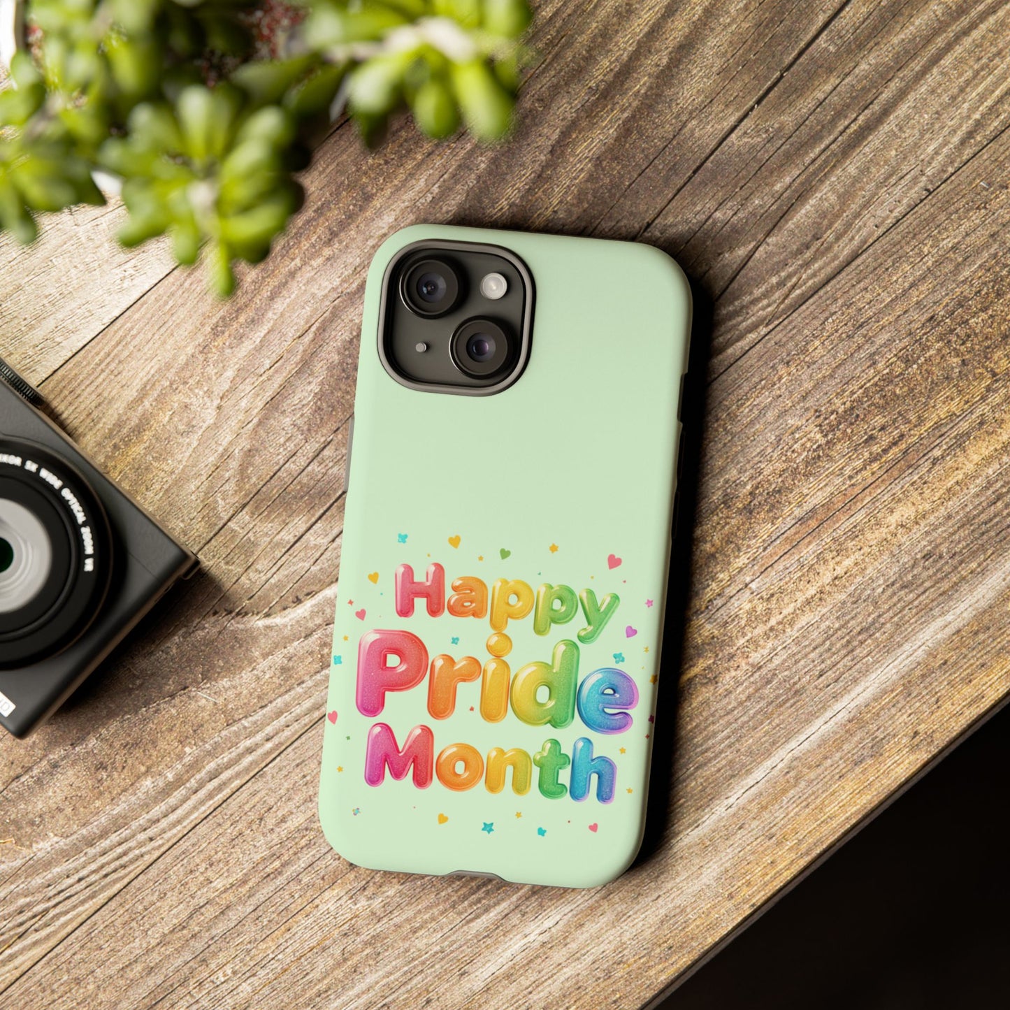 Happy Pride Month Phone Case — Colorful Rainbow Celebration Protective Cover