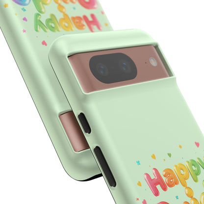 Happy Pride Month Phone Case — Colorful Rainbow Celebration Protective Cover
