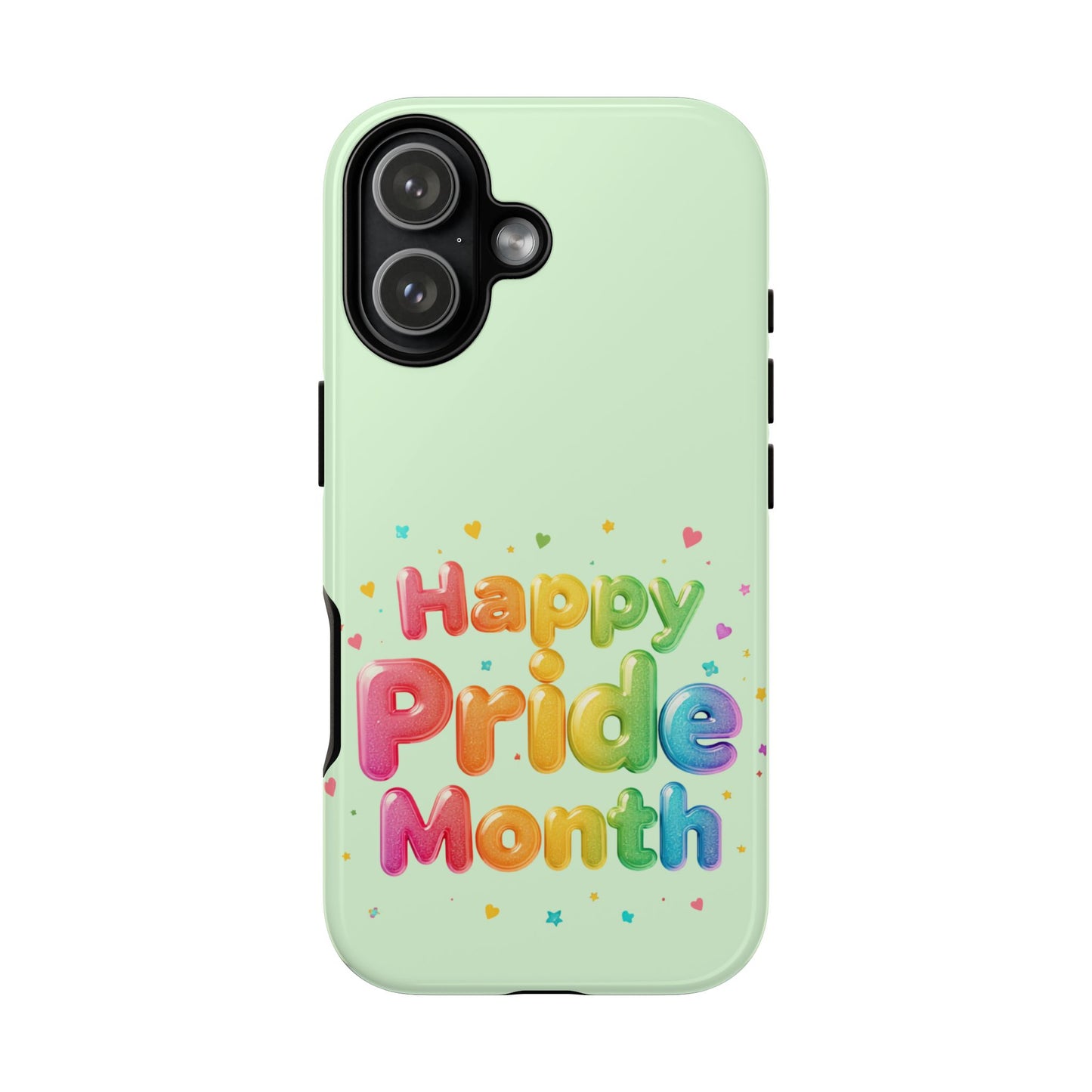 Happy Pride Month Phone Case — Colorful Rainbow Celebration Protective Cover