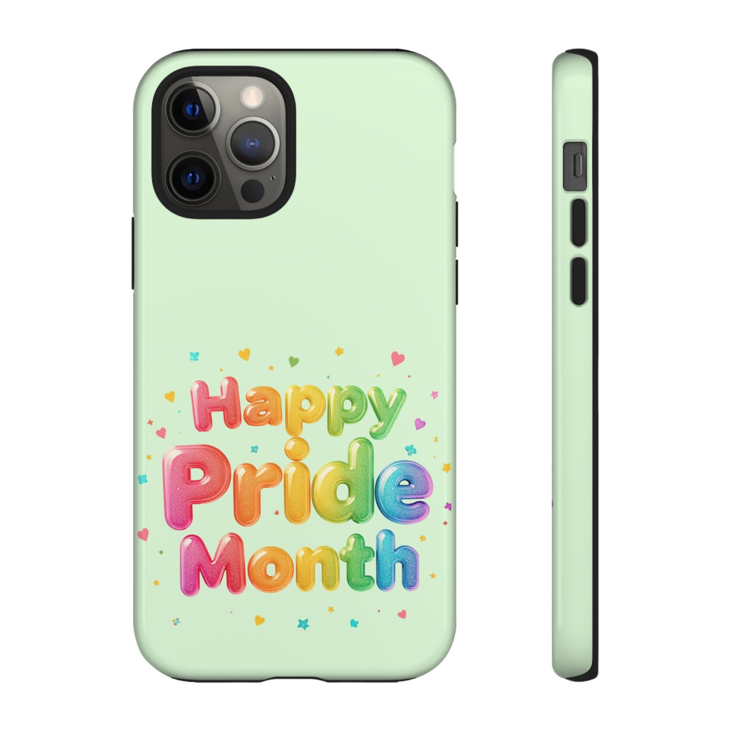Happy Pride Month Phone Case — Colorful Rainbow Celebration Protective Cover