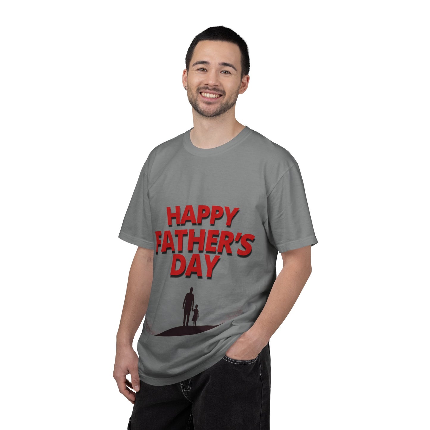 Father's Day T-Shirt — "Happy Father's Day" Graphic Tee
