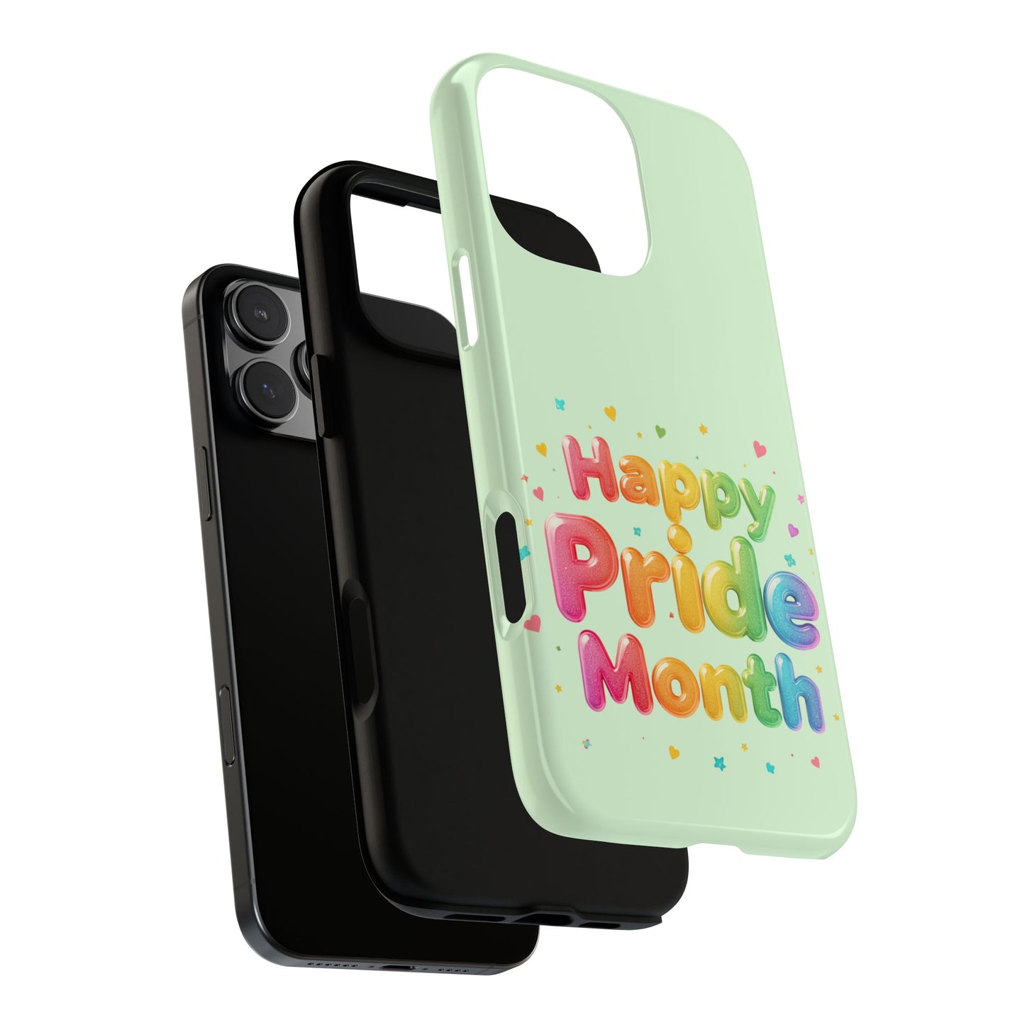 Happy Pride Month Phone Case — Colorful Rainbow Celebration Protective Cover