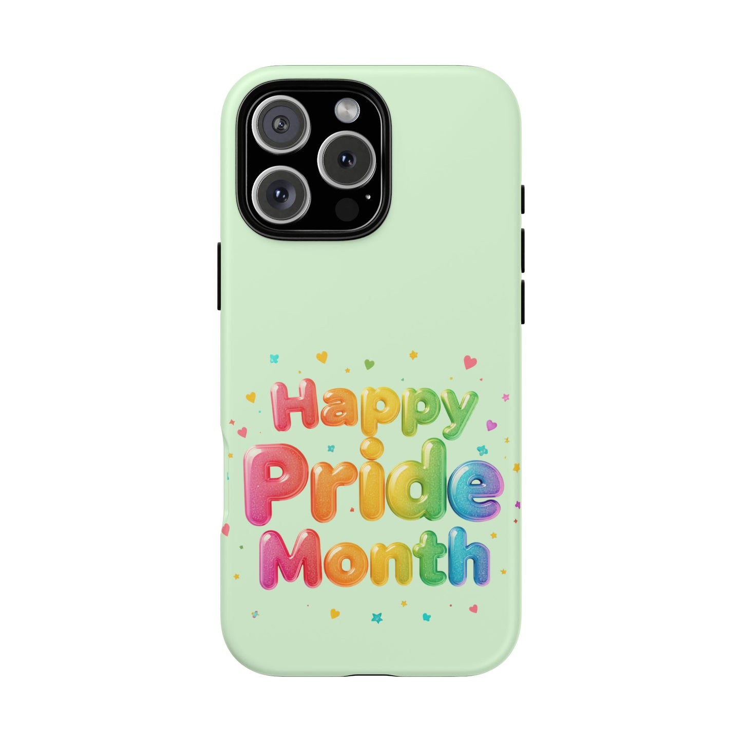 Happy Pride Month Phone Case — Colorful Rainbow Celebration Protective Cover