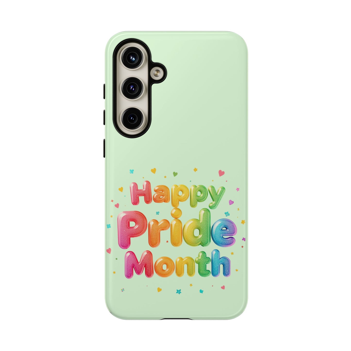 Happy Pride Month Phone Case — Colorful Rainbow Celebration Protective Cover