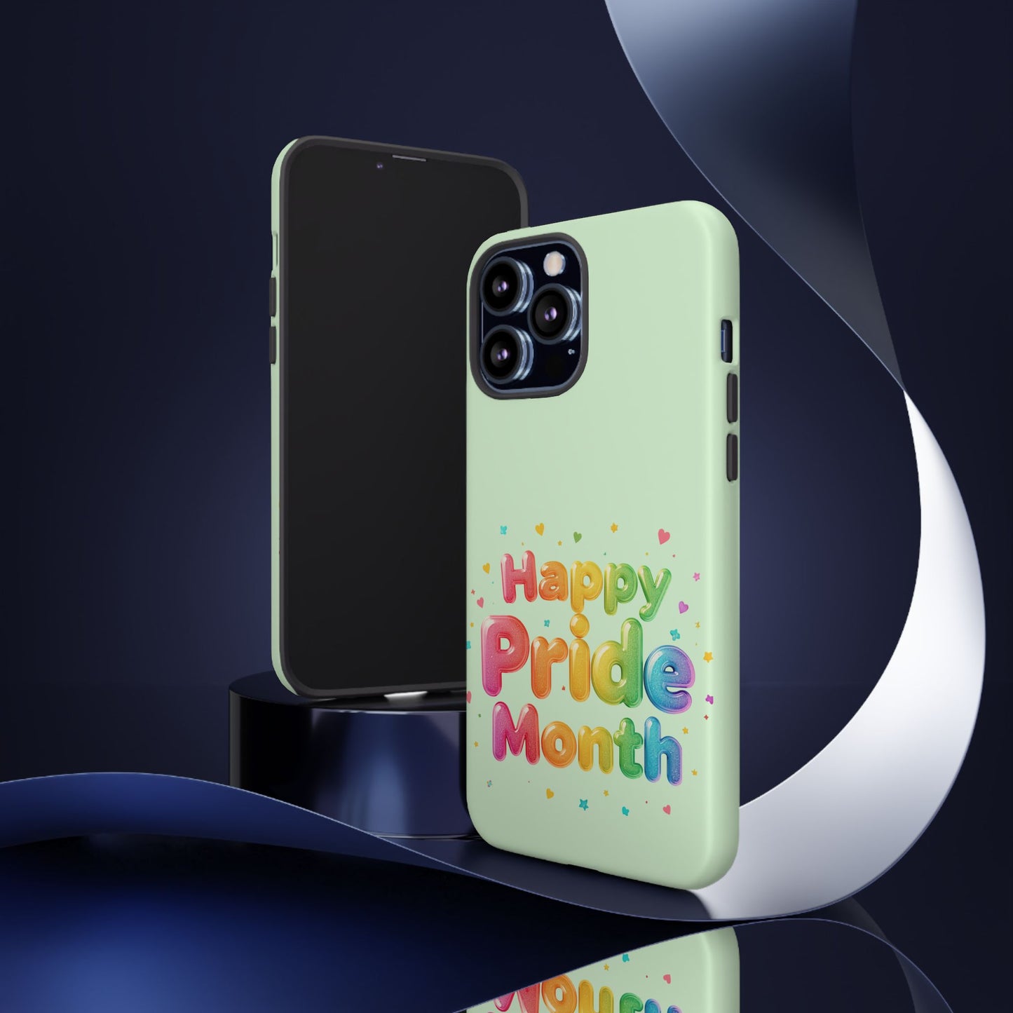 Happy Pride Month Phone Case — Colorful Rainbow Celebration Protective Cover