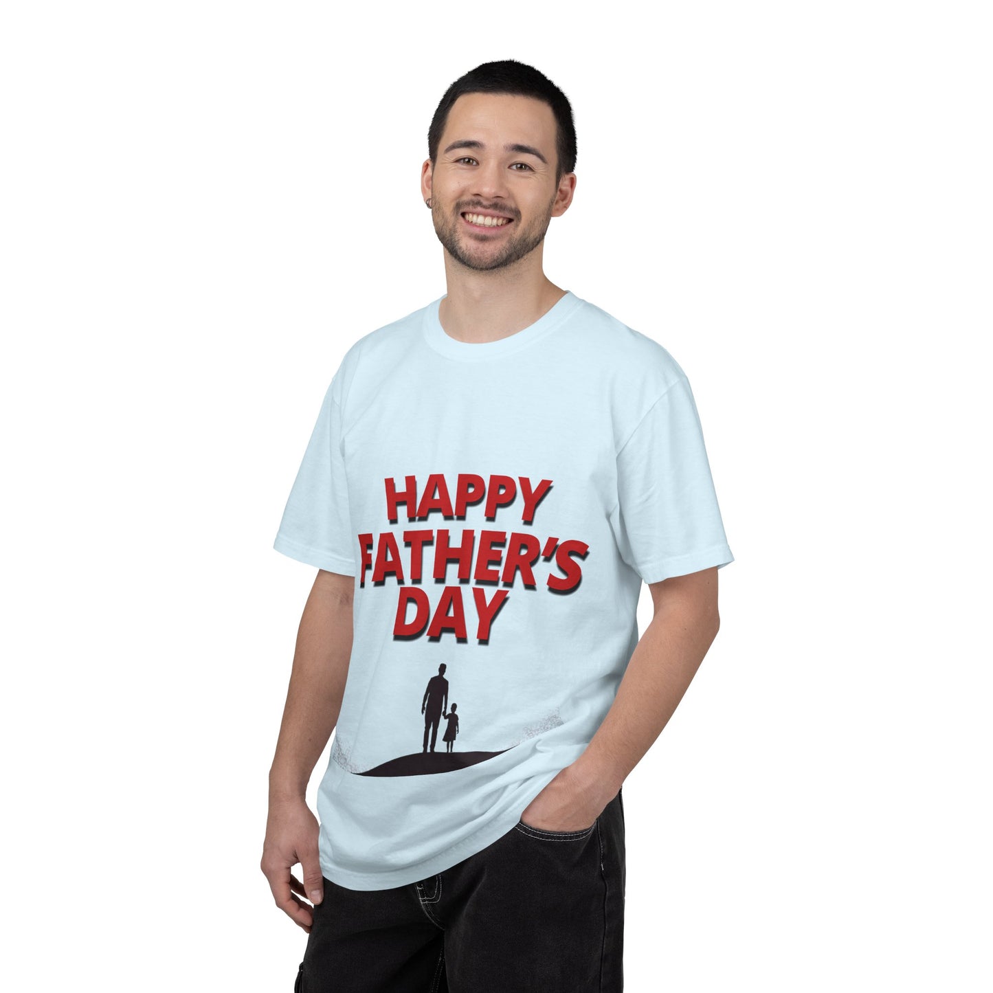 Father's Day T-Shirt — "Happy Father's Day" Graphic Tee