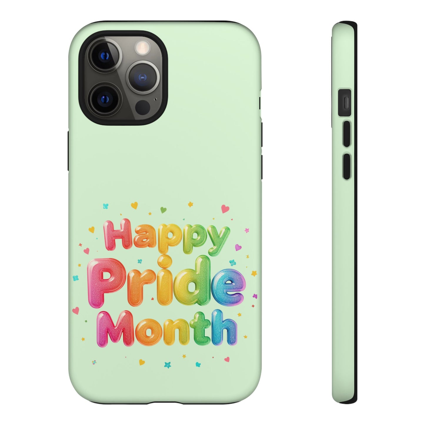 Happy Pride Month Phone Case — Colorful Rainbow Celebration Protective Cover