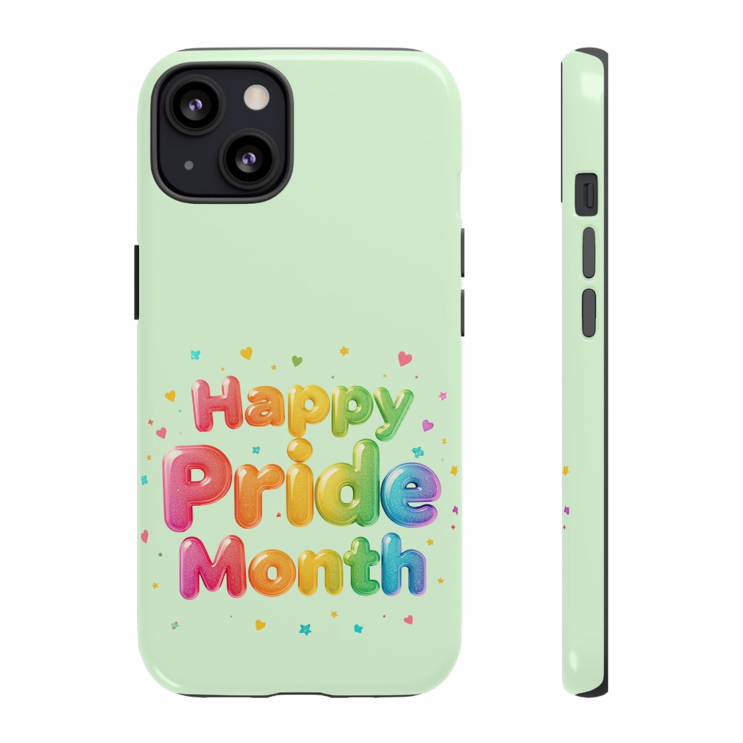Happy Pride Month Phone Case — Colorful Rainbow Celebration Protective Cover