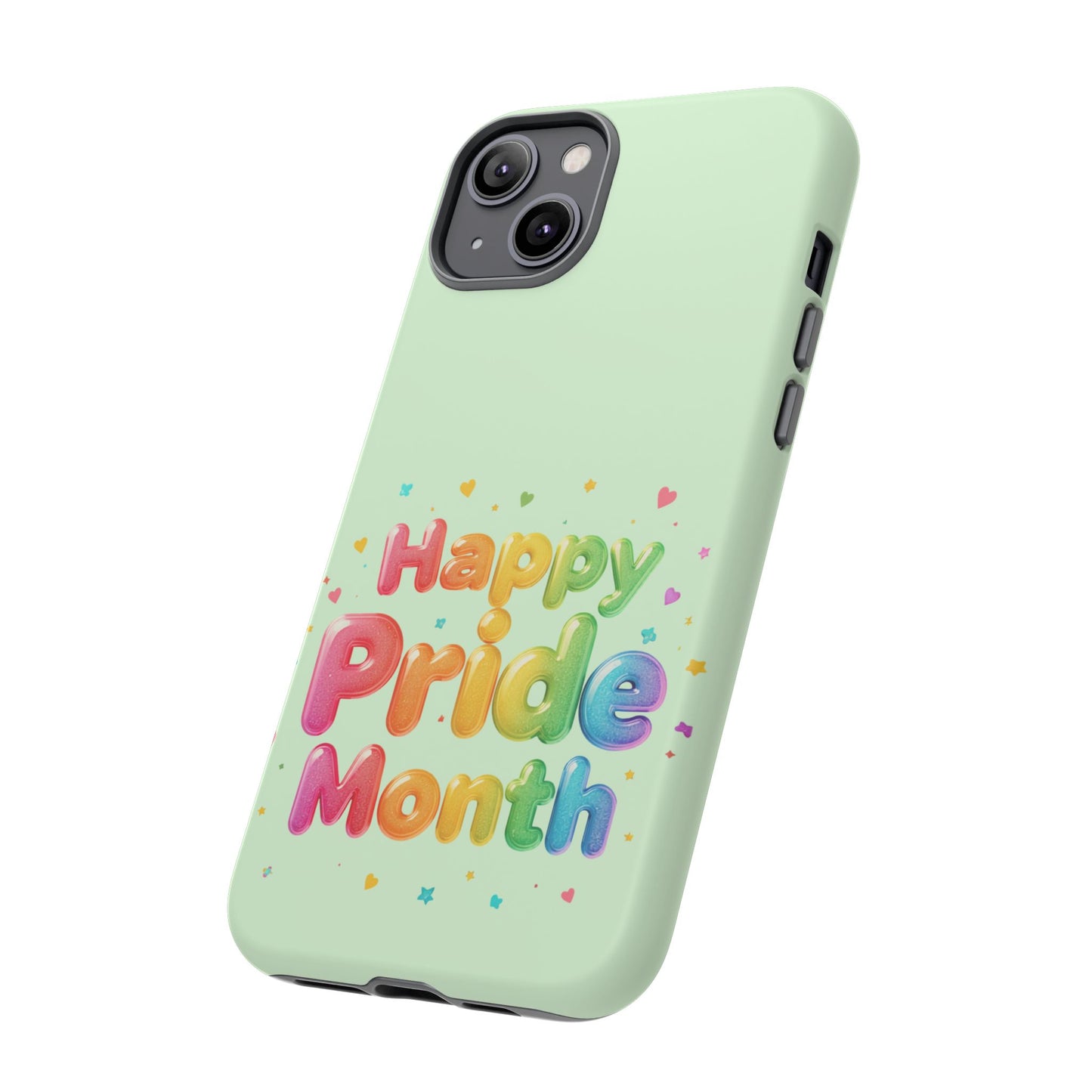 Happy Pride Month Phone Case — Colorful Rainbow Celebration Protective Cover