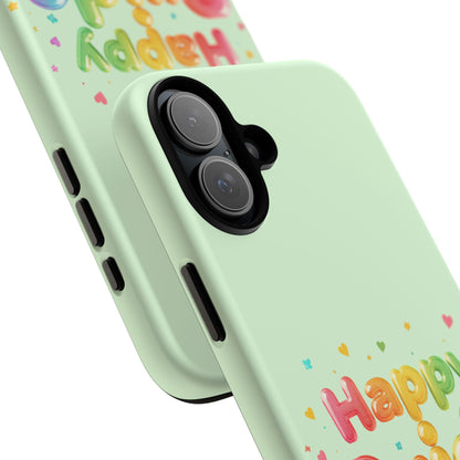Happy Pride Month Phone Case — Colorful Rainbow Celebration Protective Cover